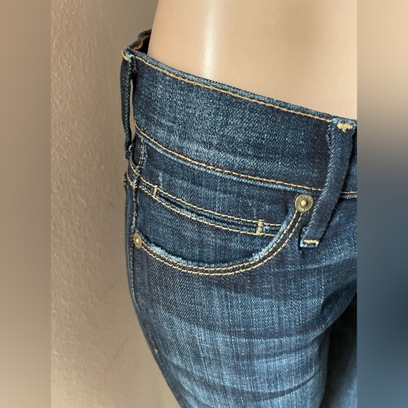 New Women's 7 For All Mankind Jeans Slim Straight Ankle leg In Blue SZ 24 - Picture 7 of 13